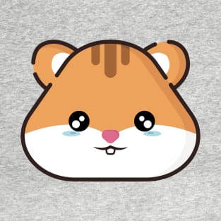 Orange Sad Hamster T-Shirt